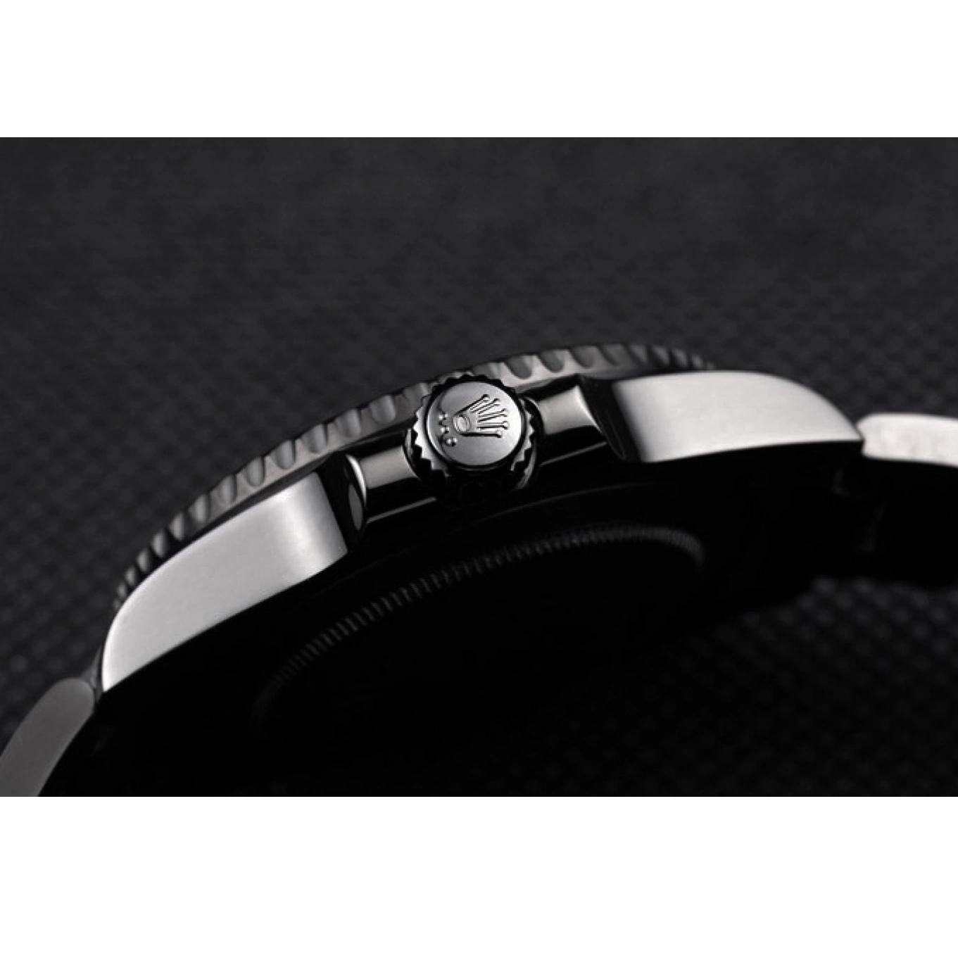 AAA Replica Watches Black Submariner Strap Rolex Swiss Black Dial Steel Pro-Hunter 0801